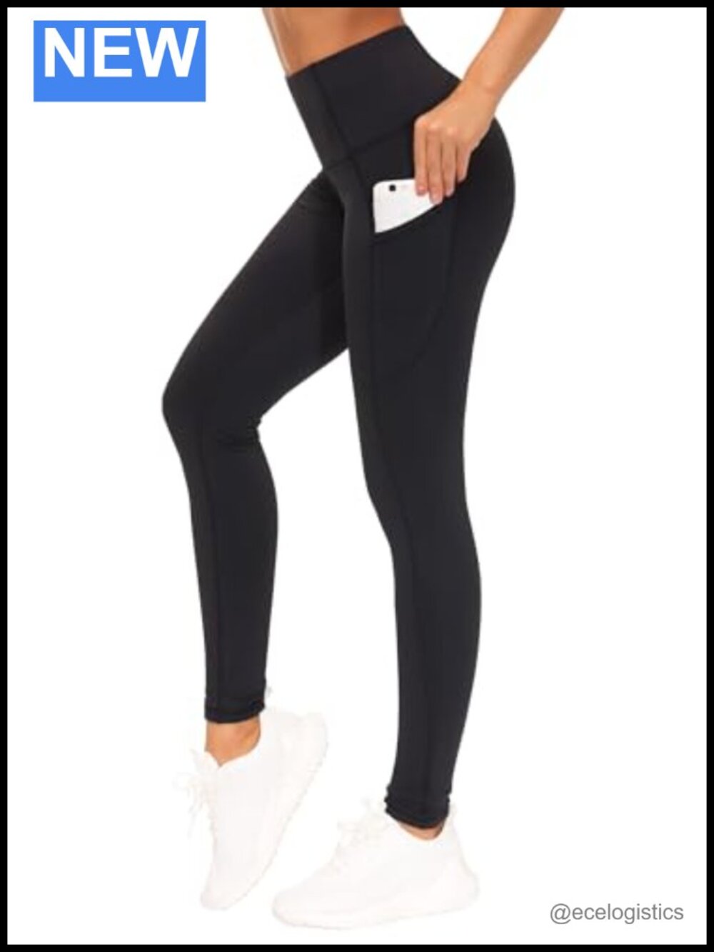 Women's High Waist Yoga Pants with Side Pockets